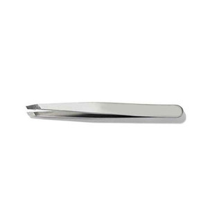 MANAN INSTRUMENTS MI-ET-704 Pinzas para Cejas de Acero Inoxidable con Punta Inclinada, Herramienta de Depilación de Precisión Reutilizable, Diseño Moderno - Product Image 2