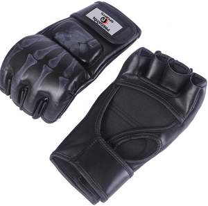 ถุงมือฝึก MMA หนังวัวขนาด6ออนซ์8ออนซ์มีลายพิมพ์โลโก้ส่วนตัว - Product Image 6