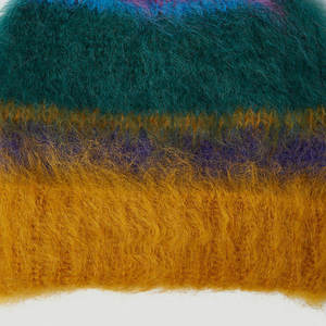Gorro de invierno con logotipo personalizado al por mayor colorido para adultos de alta calidad 2025, gorro de jacquard a precio barato, gorros de mohair - Product Image 3