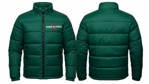 Manteau d'hiver unisexe de haute qualité Streetwear Print Designer chaud respirant fermeture à glissière coupe-vent imperméable veste matelassée - Product Image 4