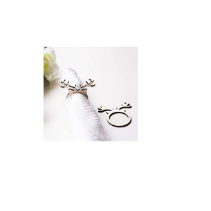 Soporte de anillo de latón para servilletas, decoración de fiesta de Hotel, con cuentas, celebración de boda, producto en oferta - Product Image 6