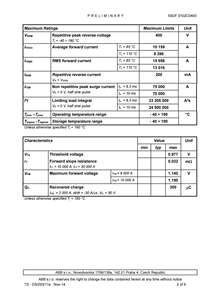 Diodes de soudage Hitachi Energy 5SDF 0102C0400 400V 11350A Fabrication automobile Équipement de soudage moyenne/haute fréquence - Product Image 3