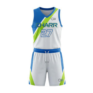 Maillot de basket-ball réversible professionnel personnalisé, ensemble d'uniformes, vêtements de basket-ball respirants pour hommes, concevez votre propre uniforme - Product Image 3