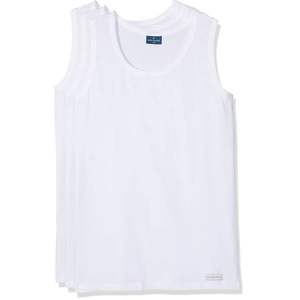 Camiseta interior de cuello redondo de media manga para hombre de 3 piezas, Jersey de algodón suave y transpirable, ajuste cómodo - Product Image 2