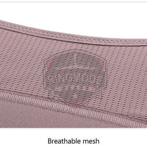 เสื้อชั้นในกีฬาผู้หญิง ระบายอากาศได้ดี ดีไซน์เรียบง่าย โลโก้ด้านหน้า เป็นมิตรต่อสิ่งแวดล้อม แห้งเร็ว รองรับระดับปานกลาง ผลิตจากผ้าสแปนเด็กซ์/โพลีเอสเตอร์ - Product Image 3