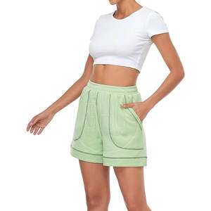 Pantalones cortos de chándal de cintura alta para hombre con logotipo personalizado, duraderos, transpirables, esenciales de invierno, ropa superventas para mujer - Product Image 6