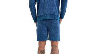 Pantalones cortos de lavado ácido para hombre, ropa informal, Vintage diseño personalizado, pantalones cortos de algodón pesado con estampado desgastado para hombre - Product Image 3