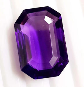 Améthyste naturelle, coupe octogonale, qualité supérieure, 1 pièce, pierre précieuse en vrac faite à la main pour la fabrication de bijoux - Product Image 3