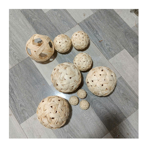 ลูกบอลหวายแฮนด์เมดสำหรับตกแต่งงานหัตถกรรมจากเวียดนาม - Product Image 1