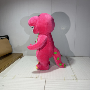 Disfraz de Mascota de <span class=keywords><strong>Dinosaurio</strong></span> Rosa y Verde de Peluche, Traje Inflable para Caminar, para Adultos - Product Image 6