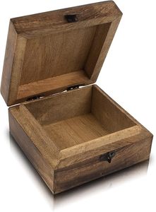 Caja de anillos reciclable de papel Caja de joyería de madera con compartimentos para pendientes anillos y collares en Low Coast By HF CRAFTS - Product Image 3