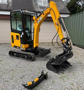 JCB 19C-1 Mini Excavator Crawler Yellow Compact Track Loader High Digging Power 0.12m Bucket Capacity for Engine 120kW Core - Product Image 1