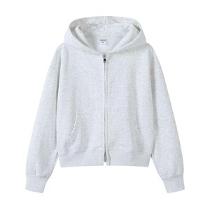 Sudadera con Capucha Holgada de Manga Larga de Algodón para Mujer, Sudadera de Forro Polar Sólida para Invierno, Ropa de Calle, Sudadera Informal de Moda Coreana - Product Image 5