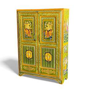 Aparador de Madera Artesanal de Estilo Étnico, Tradicional y de Lujo, de Mediados de Siglo, para Bar en Casa, Mueble Antiguo para Sala de Estar - Product Image 1