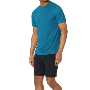 Anti-rides 100% coton vente en gros de haute qualité Polyester t-shirts Sublimation t-shirts plaine impression personnalisée blanc noir bleu - Product Image 5