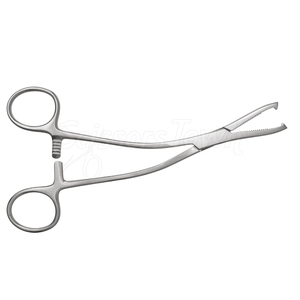 Pinzas de sujeción de hueso Dingman, mordazas dentadas angulares de 7,5 pulgadas con ranura, dientes afilados, abrazadera quirúrgica ortopédica de acero inoxidable - Product Image 2