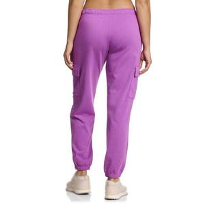 Pantalon de survêtement surdimensionné à taille élastique Vêtements pour femmes Pantalon en polyester polaire à taille haute avec cordon de serrage Pantalon de survêtement pour femmes avec poche - Product Image 3