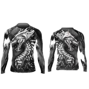 Rashguard d'entraînement pour homme sur mesure OEM, coupe ajustée, respirant, athlétique, fitness, grande taille, course à pied, vente en gros, court - Product Image 2