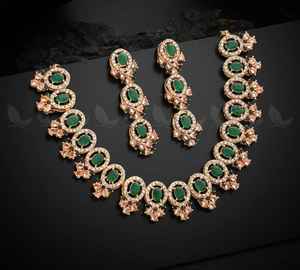 Ensemble de bijoux de mariage de luxe en quartz plaqué or pour femmes, avec accessoires de fiançailles et de fête pour les mariées - Product Image 5