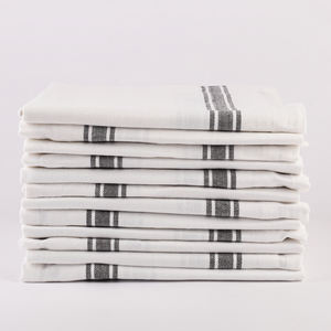 ผ้าเช็ดตัวผ้าฝ้ายรีไซเคิลสีแดงลายแถบแนววินเทจสำหรับใช้ในครัวกอล์ฟ - Product Image 2