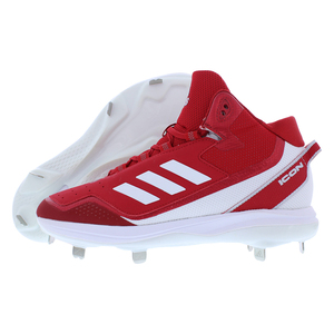 Zapatos Adidas Icon 7 Mid para Hombre, Color: Rojo Intenso/Blanco/Plateado Metálico, 100% Auténticos - Product Image 1