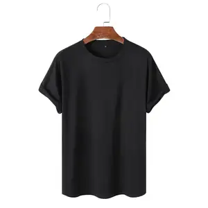 Men's Summer Blank T-shirts with Digital Printing and Custom Logo 100% Organic Cotton Plain Oversized T-shirt