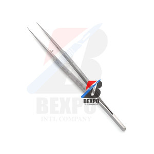 Alicates profesionales para microtejidos dentales, pinzas rectas, instrumentos quirúrgicos manuales disponibles a bajo precio - Product Image 1