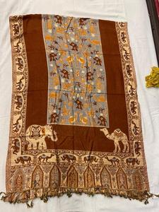 Pashmina Wool Kaani Floral-Paisley <b>Shawl</b> Scarf Women Large <b>Wrap</b> Stole 30 X 80 Inches Meditation <b>Shawl</b> Christmas Gift Winter <b>Wrap</b> - Product Image 4