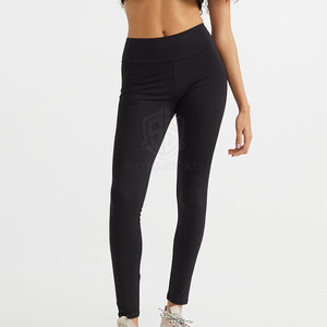 Meilleur matériau Leggings pour femmes Pantalon de fitness taille moyenne Motif solide Prix bas et vente chaude - Product Image 1