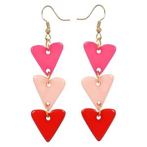 <b>Resin</b> Rainbow <b>Earrings</b> Bright Colorful Jewelry <b>Resin</b> Bar <b>Earrings</b> Sleek Modern Minimalist Look party wear <b>earrings</b> at low price - Product Image 5