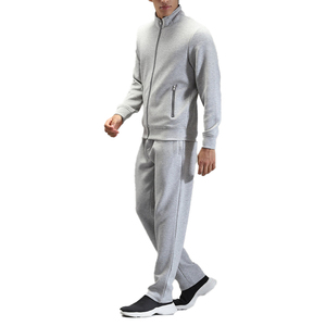 Logo personnalisé Survêtement pour hommes OEM ODM Sportswear Survêtement Ensemble Jogger Costume Gym Fitness Outfit Polyester Matériau respirant - Product Image 1