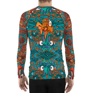 Custom Made Sublimation Print <b>Rash</b> <b>Guards</b> Custom Logo Rashguard High Quality Printed Compression Shirt Wholesale <b>Rash</b> <b>Guard</b> <b>Men</b> - Product Image 2