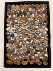 100% naturel noir pierre de lune Cabochon poli pierre précieuse en vrac pour bijoux et artisanat d'art cadeau parfait pour elle - Product Image 2