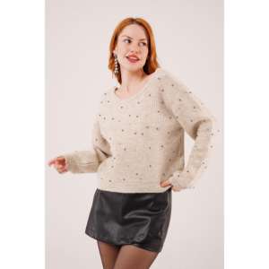 Pulls décontractés ornés de pierres, dos nu, vente en gros - Product Image 6