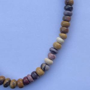 6mm 8mm 10mm naturel Mookaite lisse Rondelle extrêmement fine perles de pierres précieuses collier meilleur prix d'usine fournisseur en vrac bricolage en ligne - Product Image 3
