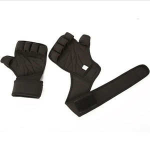 Guantes Deportivos Transpirables de Piel de Vaca, Medios Dedos, Impermeables, con Cierre Magnético, Ligeros, Protección UV, para Gimnasio, Fitness, Levantamiento de Pesas, Ciclismo - Product Image 3