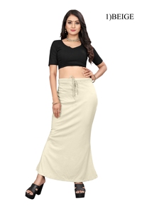Indian Boutique Todo el día Cortar y coser Extensor de altura Sari Inskirt Sari Shaping Petticoat - Product Image 2