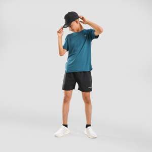 เสื้อยืดฮิปฮอปวินเทจสำหรับวัยรุ่น สีเขียวอมฟ้า ผ้าฝ้าย 100% ระบายอากาศได้ดี ดีไซน์เรียบง่าย ย้อมสีแบบบาติก ถักทอ น้ำหนัก 280 กรัม ทรงหลวม แขนสั้น - Product Image 4
