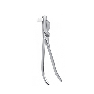 <b>Heavy</b> <b>Duty</b> Stainless Steel Veterinary Instruments Serra Emasculator Castration Clamp with Locking Ratchet for Livestock - Product Image 1