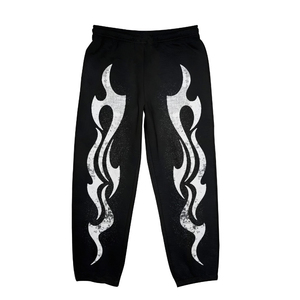 Conjunto Deportivo para Hombre, Sudadera con Capucha y Cordón, Estampado DTG/DTF, Corte Ajustado, Dos Piezas, Informal, para Gimnasio, Atlético, de Algodón, para Invierno - Product Image 5