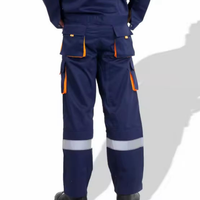 Combinaison de chaudière globale de travail ignifuge personnalisée en usine combinaison uniforme de sécurité industrielle combinaison de travail ignifuge Fr combinaison