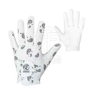 Gants de golf en cuir réglables et personnalisables de haute qualité, respirants, à séchage rapide, fabriqués au Pakistan, service OEM - Product Image 1