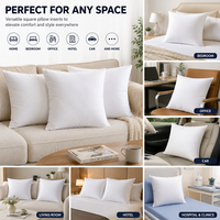 Coussins de remplacement en duvet synthétique, noyau doux et indéformable, idéal pour la décoration de canapé, chaise et lit