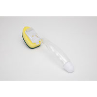 Savon de cuisine, éponge de nettoyage, éponge facile à distribuer, brosse à vaisselle avec éponge robuste