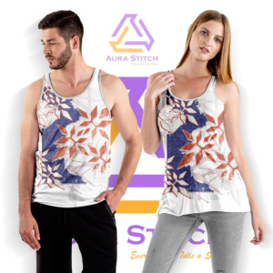 <b>Men</b> and Women's Breathable Sleeveless Sports <b>Vest</b> New Sublimation O-Neck Tank Top for Custom Logo Printing for <b>Gyms</b> Running - Product Image 3
