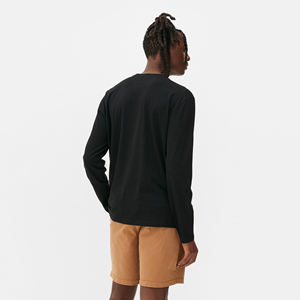 T-shirt d'hiver à manches longues en coton French Terry 260 GSM, chaud et durable, style streetwear, fabrication OEM personnalisée, marque privée - Product Image 3