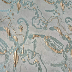 Tela Jacquard de poliéster con brillo ultrasuave turco, brocado metálico elegante con hilo especial, para niñas, Color 1 - Product Image 1