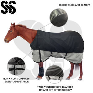 Newest Highland Quality Custom Logo <b>Waterproof</b> Lightweight Breathable Outdoor Protection Horse <b>Blanket</b> Winter Turnout Rug Horses - Product Image 3