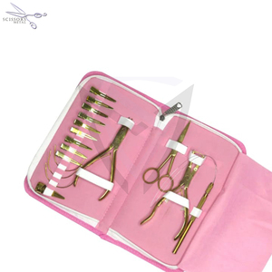 Kit d'outils professionnels pour extensions de cheveux et micro-anneaux, en couleur unie unique, design personnalisé - Product Image 4