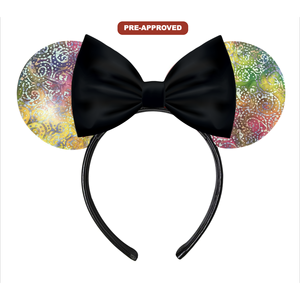 H.E.R. Personalizada Diadema con orejas de ratón de vinilo para uso diario, diseño de preaprobación directa, accesorios de fábrica. - Product Image 1